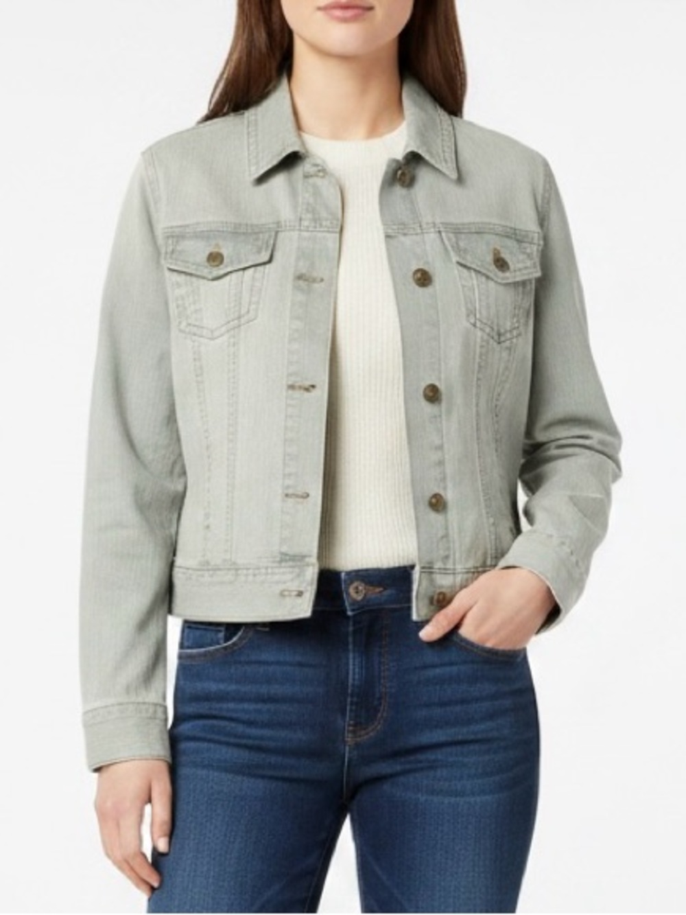 Coldwater Creek Women's Denim Jacket Size 8